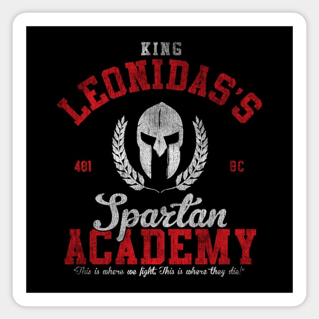 King Leonidas Spartan Academy 300 Sticker by Rebus28